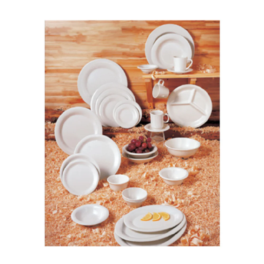 Thunder Group CR012V 11-3/4 Inch Round Plate Break Resistant Melamine Ivory Thunder Group CR012V 11-3/4 Inch Round Plate Break Resistant Melamine Ivory