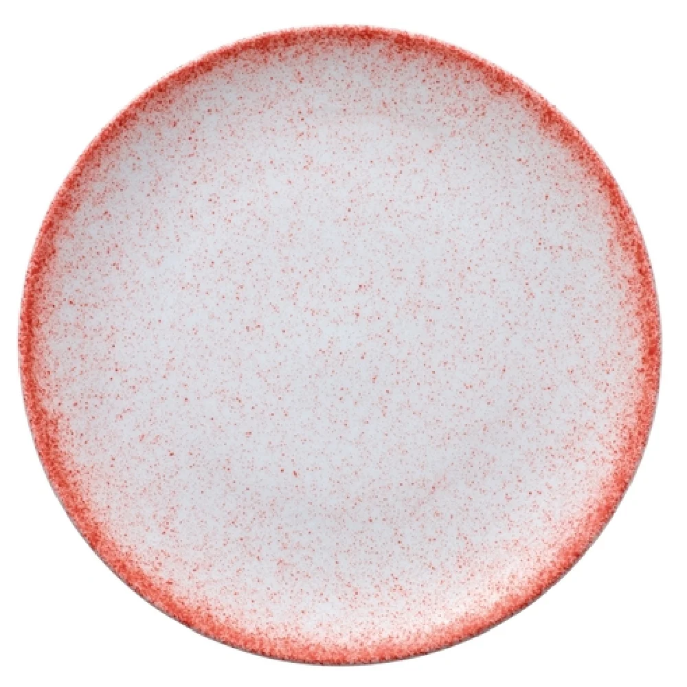 Bauscher Hepp 711228-730250 11 Inch Plate Coupe Blush Coral Porcelain Bauscher Hepp 711228-730250 11 Inch Plate Coupe Blush Coral Porcelain
