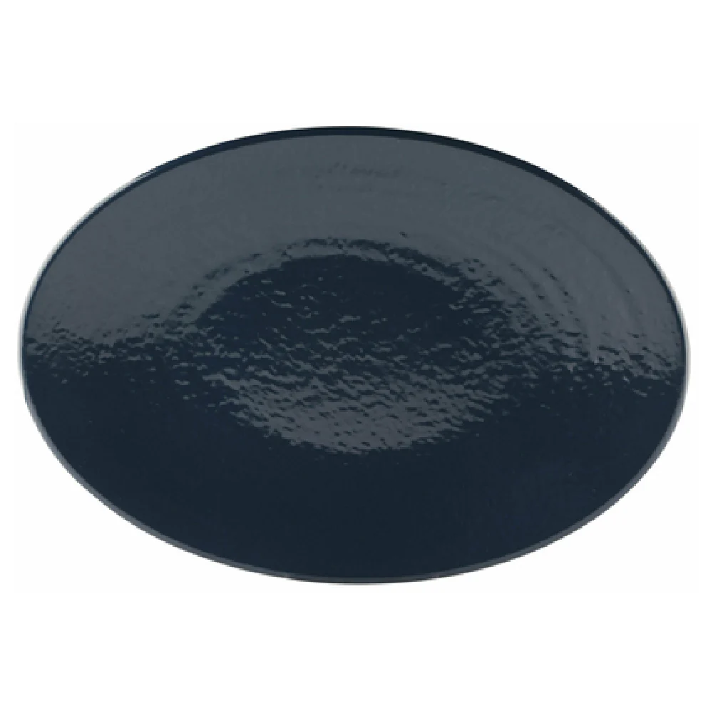 GET Enterprises D812RR-LAP 12-3/4 Inch L x 8-3/4 Inch W Oval Platter Melamine and Pebble Textured