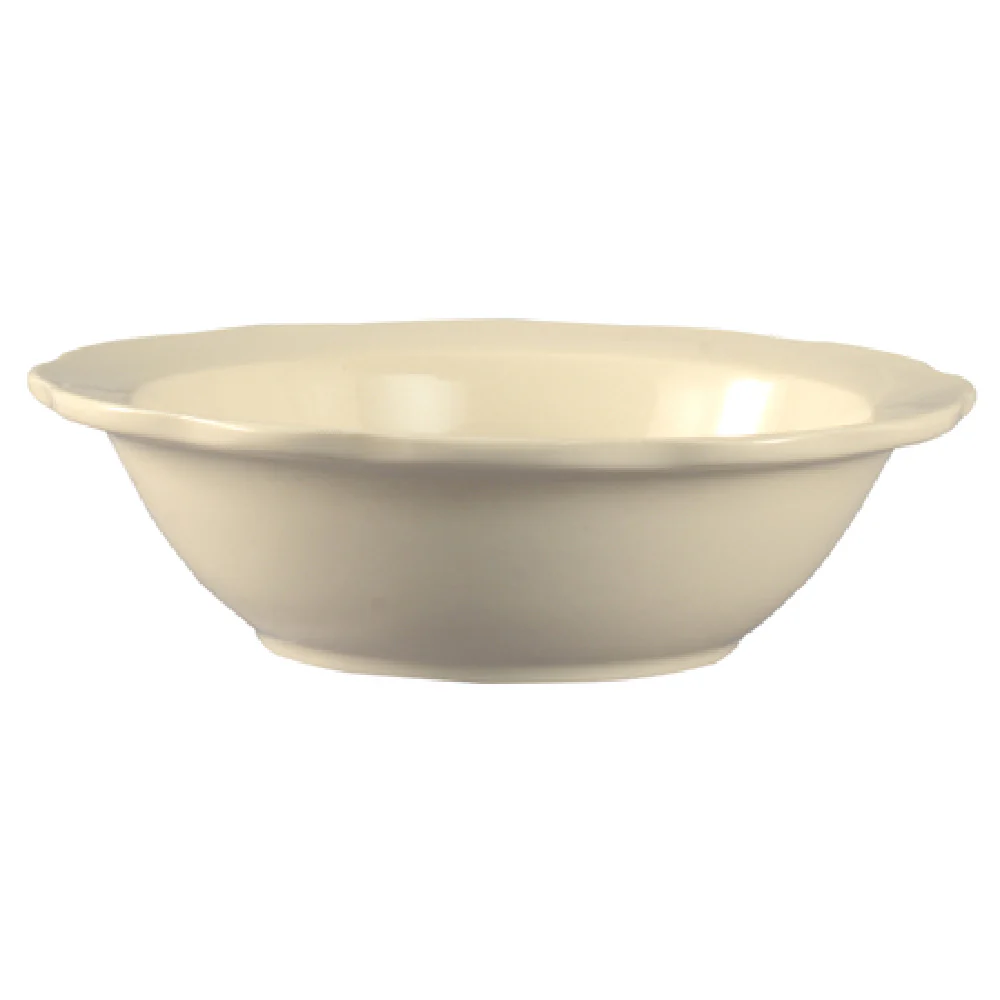 CAC China SC-11 5 Oz Ceramic Scallop Edge Round Fruit Dish 4-3/4 Inch CAC China SC-11 5 Oz Ceramic Scallop Edge Round Fruit Dish 4-3/4 Inch