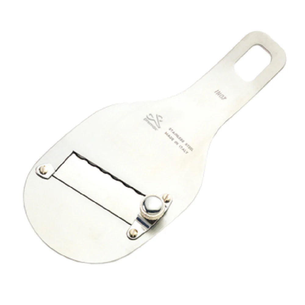 Matfer 72595 20 cm Truffle Slicer Adjustable Thickness Wheel Stainless Steel with Hanging Hole Matfer 72595 20 cm Truffle Slicer Adjustable Thickness Wheel Stainless Steel with Hanging Hole