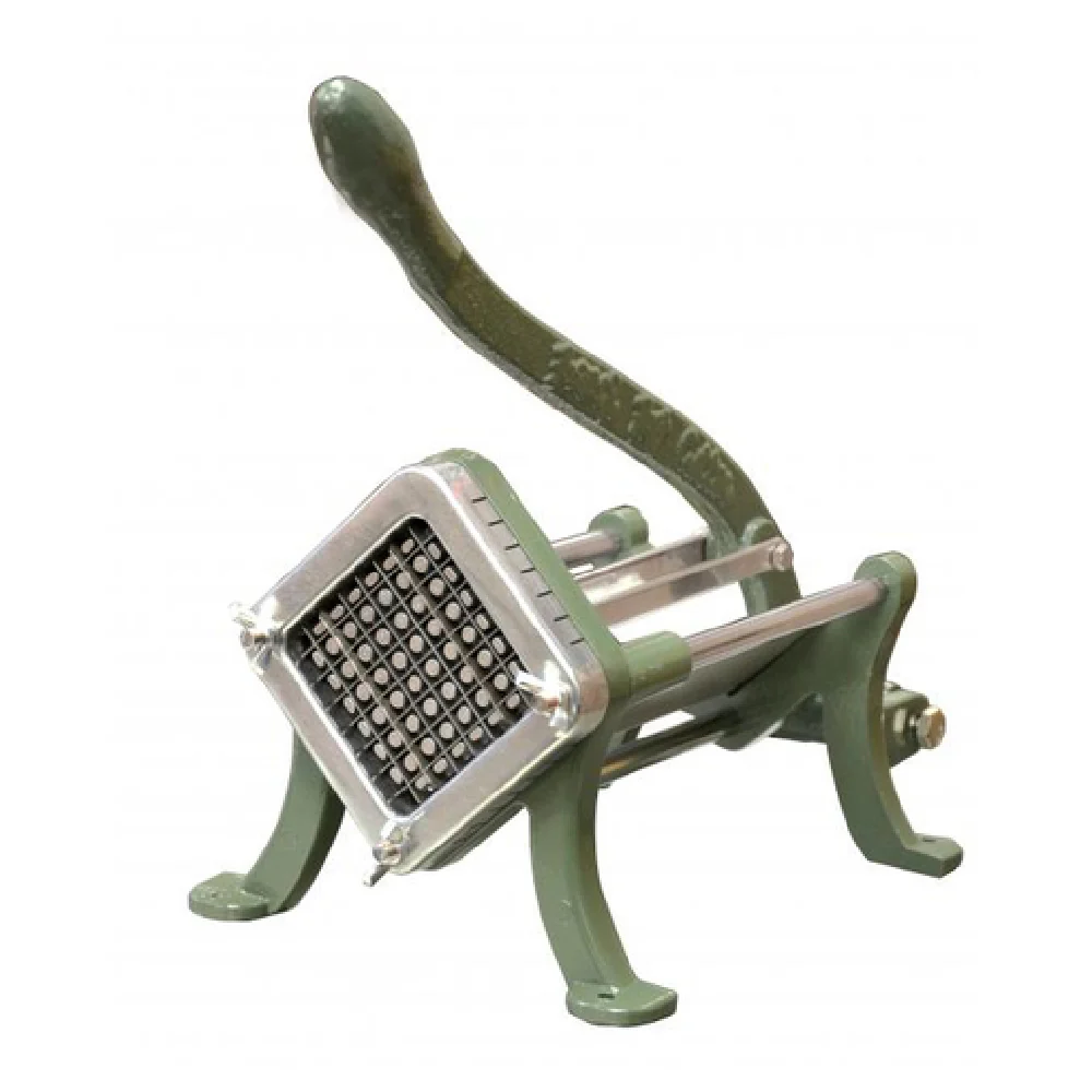 Omcan 24598 1/2 Inch Wall Mount or Table Top French Fry Cutter Cast Iron and Stainless Steel