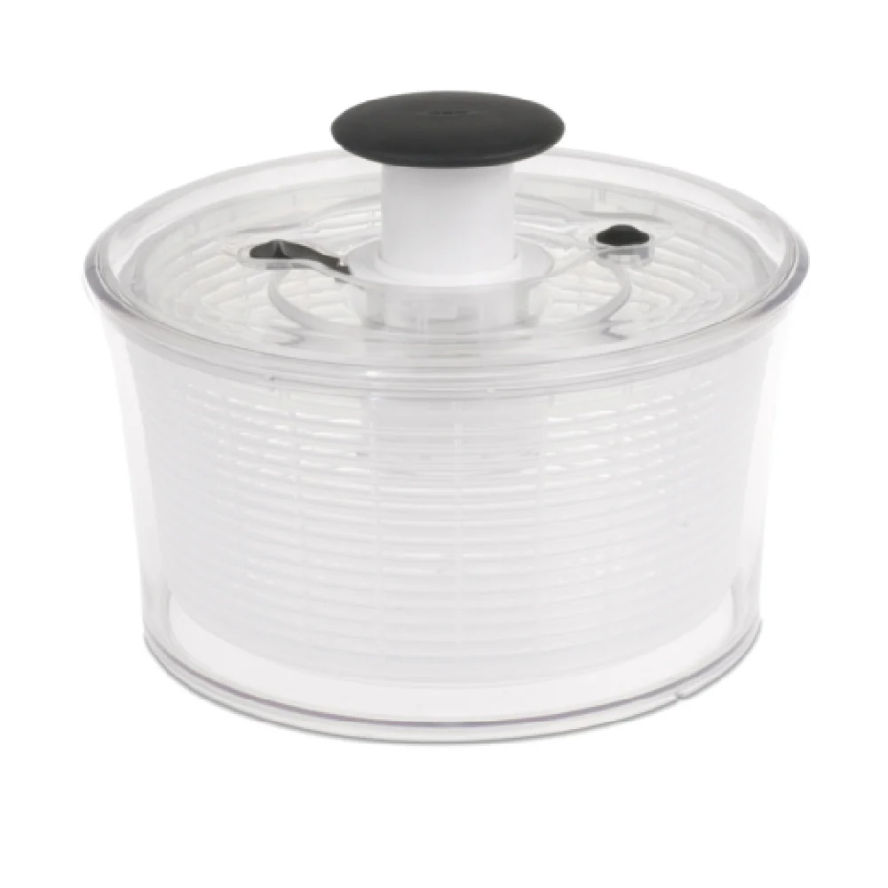 JB Prince U116 4-1/2 Qt Manual Salad Dryer Pump Plastic Black Non-Slip Knob JB Prince U116 4-1/2 Qt Manual Salad Dryer Pump Plastic Black Non-Slip Knob