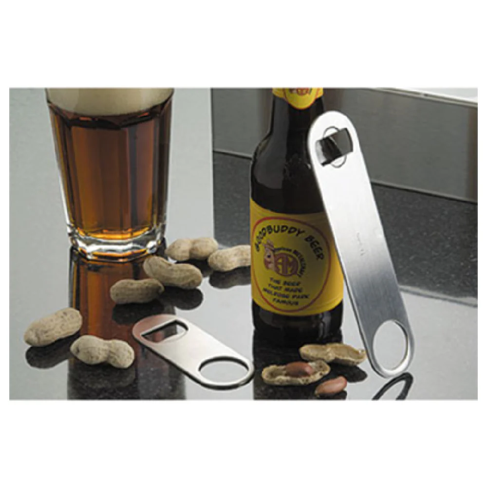 American Metalcraft SBO154 4-1/4 Inch Mini Flat Bottle Opener Stainless Steel