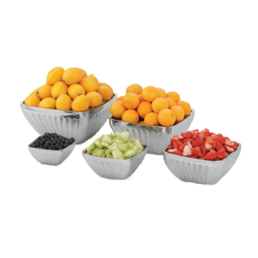Vollrath 47680 0.75 Quart Double Wall Insulated Serving Bowl Stainless Steel and Mirror Finish