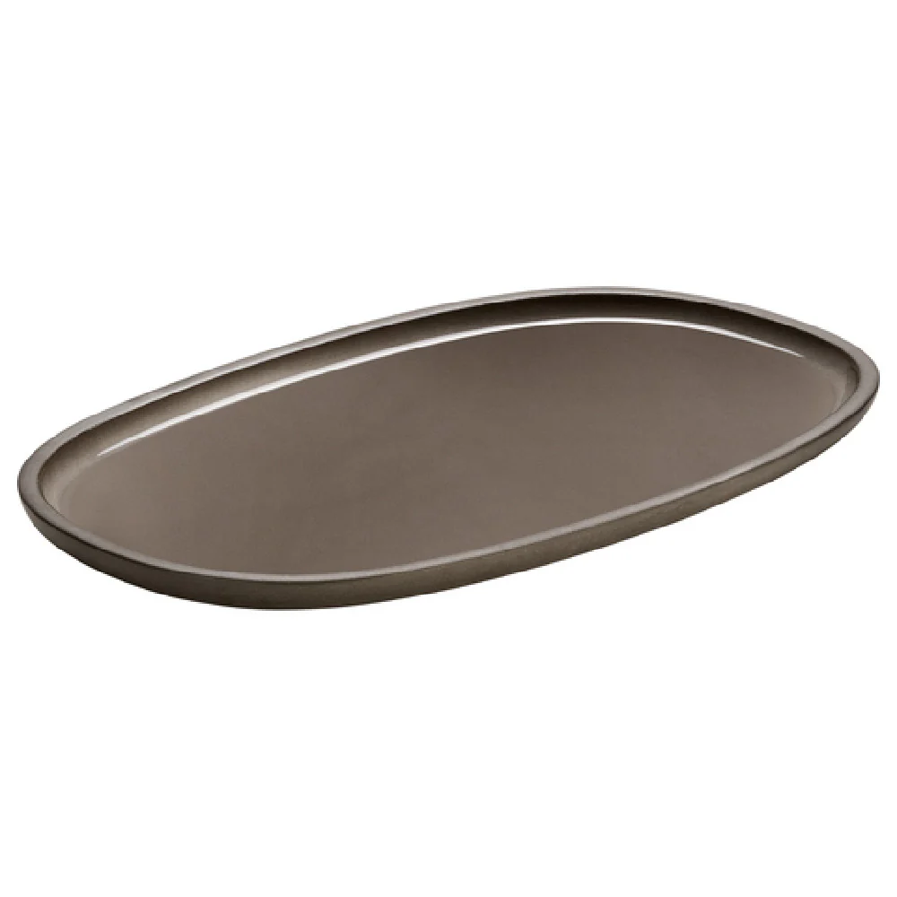BauscherHepp P012030-000761 11 Inch Oval Platter Stoneware Dishwasher Microwave Safe