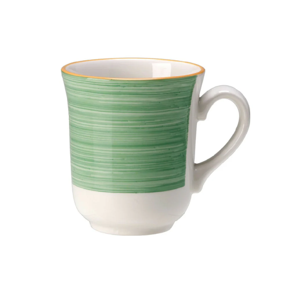 Steelite 15290349 10.0 Oz Club Mug Ceramic Alumina Vitrified Green