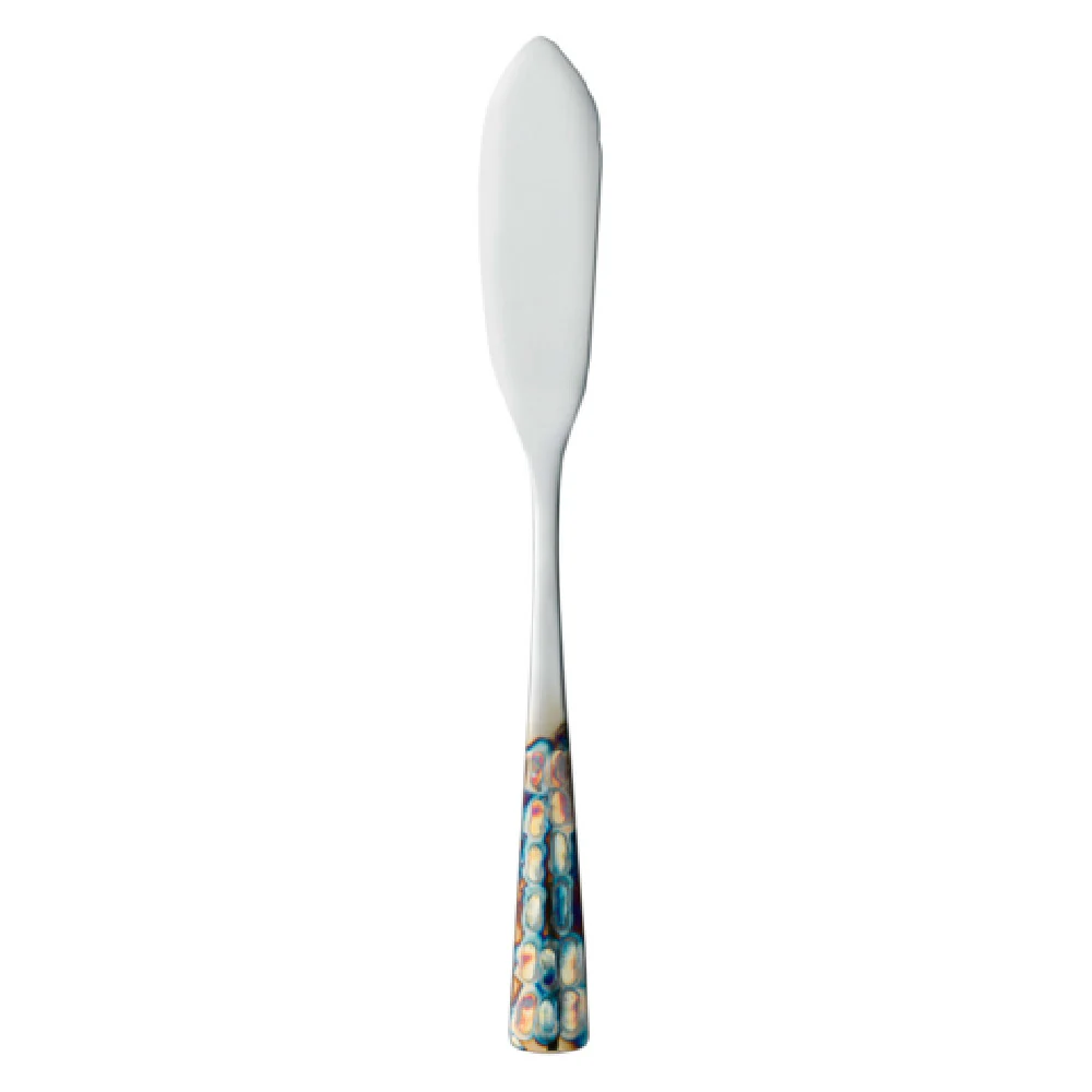 Libbey 702 053 6-1/4 Inch Butter Spreader Flat and Micro-burnt Finish Handle 18/8 Stainless Steel Libbey 702 053 6-1/4 Inch Butter Spreader Flat and Micro-burnt Finish Handle 18/8 Stainless Steel