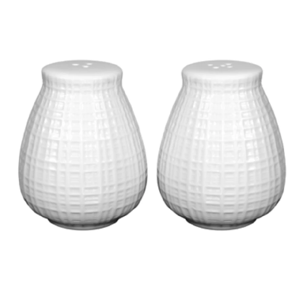 International Tableware DR-101 2 Inch Salt and Pepper Shaker Porcelain International Tableware DR-101 2 Inch Salt and Pepper Shaker Porcelain