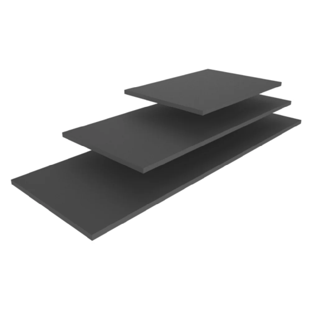 Vollrath V904652 19-11/16 Inch Cubic Wide Short Shelf with Wood Black Finish
