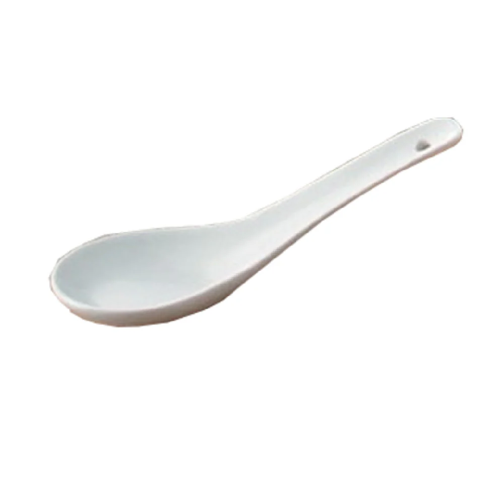 Yanco AC-005 5-1/2 Inch Abco Soup Spoon Porcelain Super White 6 Dozen Packs