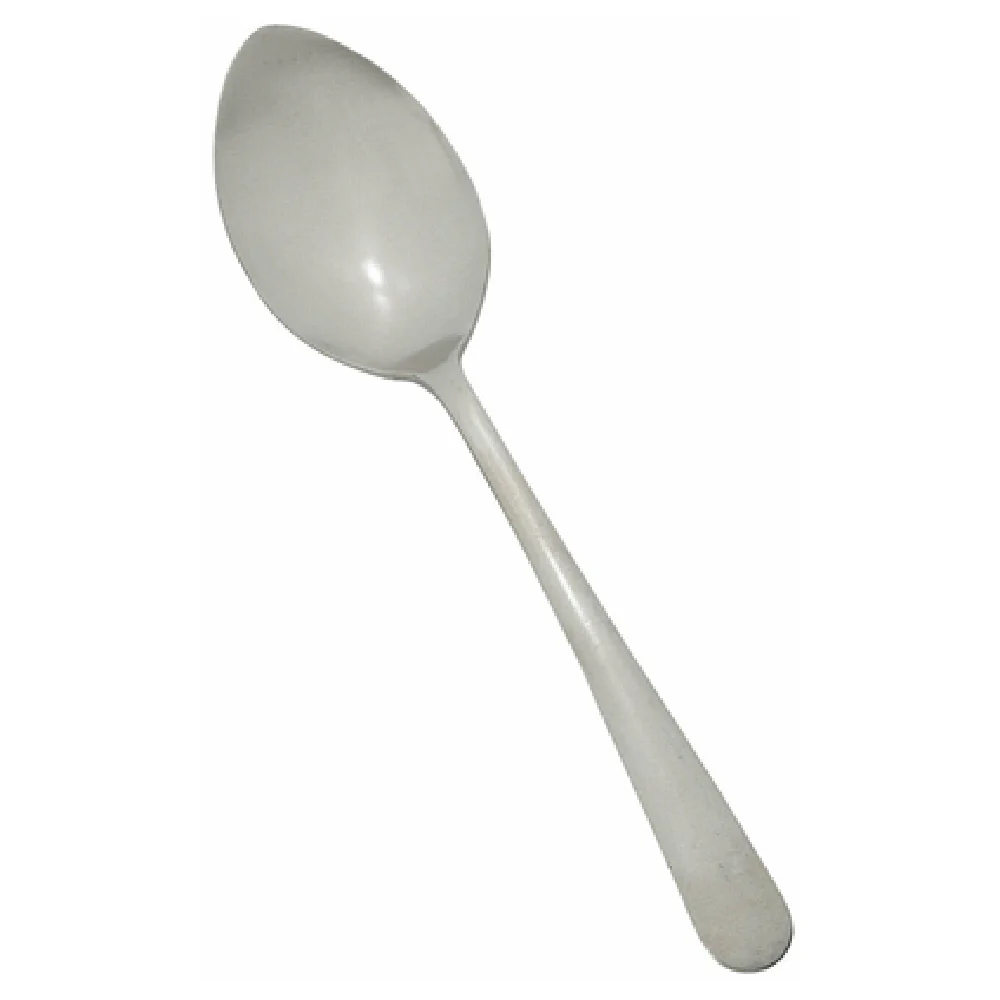 Winco 0012-03 7 Inch Dinner Spoon Heavy Weight Vibro Finish 18/0 Stainless Steel