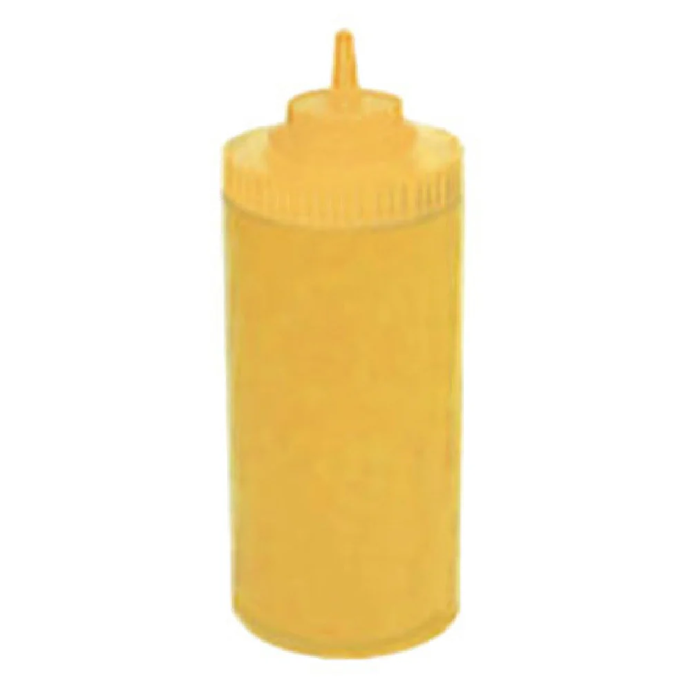 Winco PSW-32Y 32 Oz Squeeze Bottle BPA Free Single Tip Yellow Plastic