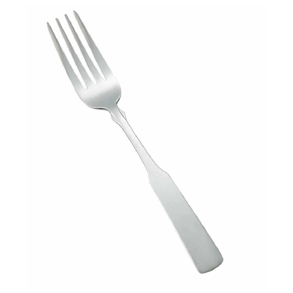 Winco 0025-05 7-3/8 Inch Dinner Fork Heavy Weight Satin Finish 18/0 Stainless Steel