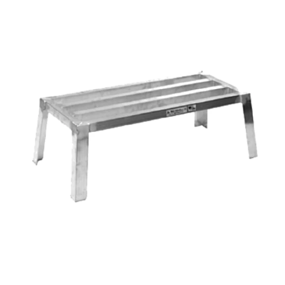 Eagle NDR242412-A 24 Inch Nesting Dunnage Rack Aluminum Stackable 3200 lbs Capacity Eagle NDR242412-A 24 Inch Nesting Dunnage Rack Aluminum Stackable 3200 lbs Capacity