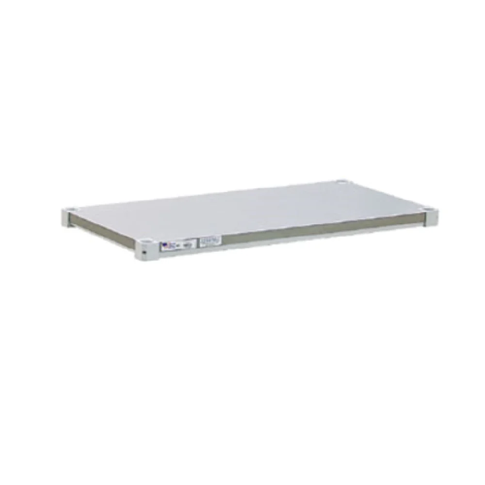 New Age Industrial 1548SB 48 Inch Aluminum Frame Solid Shelf with Removable Top