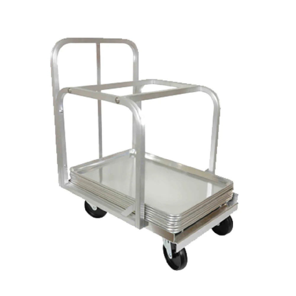 Thunder Group ALSC1826 20 Inch Sheet Pan Truck Aluminum with 4 Swivel Casters