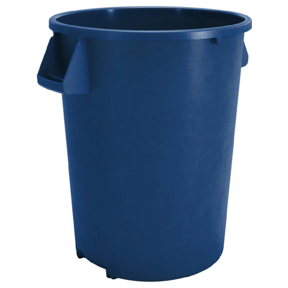 Carlisle 84103214 32 Gallon Round Waste Bin Blue Polyethylene Stackable Carlisle 84103214 32 Gallon Round Waste Bin Blue Polyethylene Stackable
