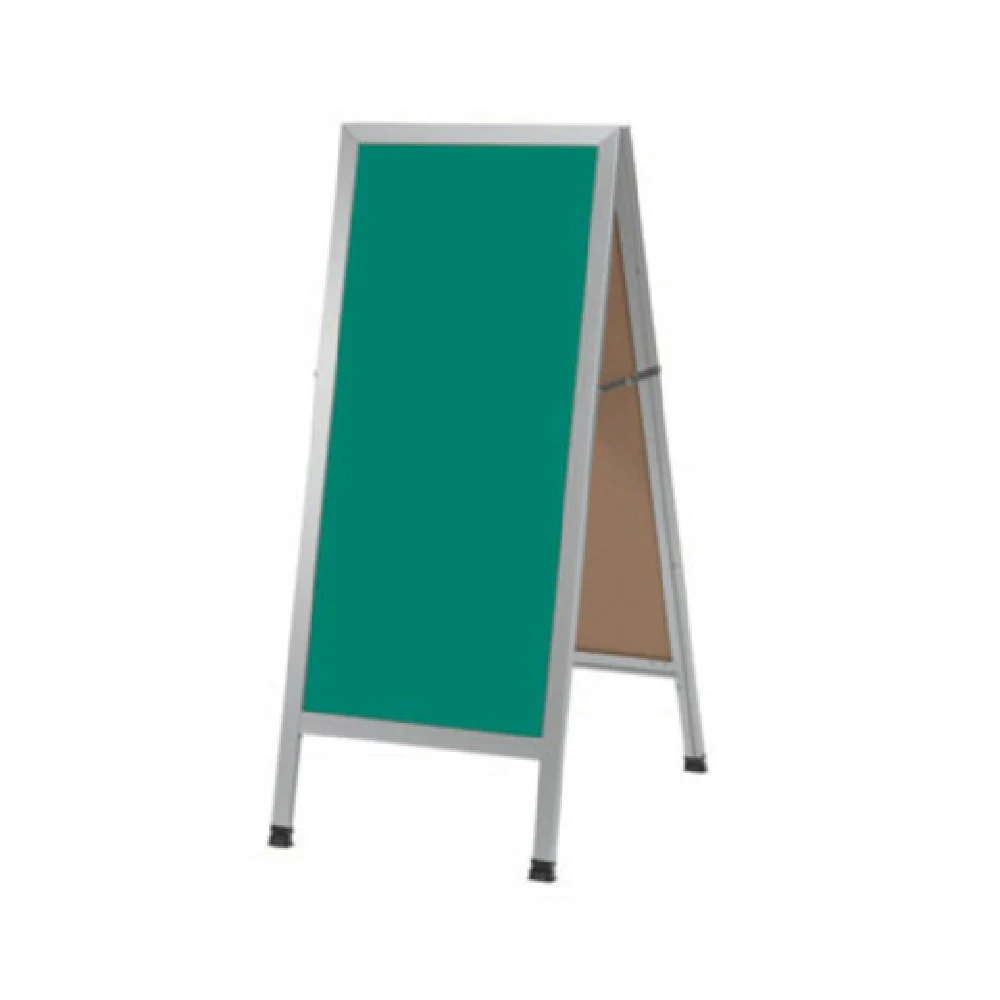 Aarco AA-311SG 18 Inch Sidewalk Chalkboard Aluminum Green Porcelain Board Aarco AA-311SG 18 Inch Sidewalk Chalkboard Aluminum Green Porcelain Board