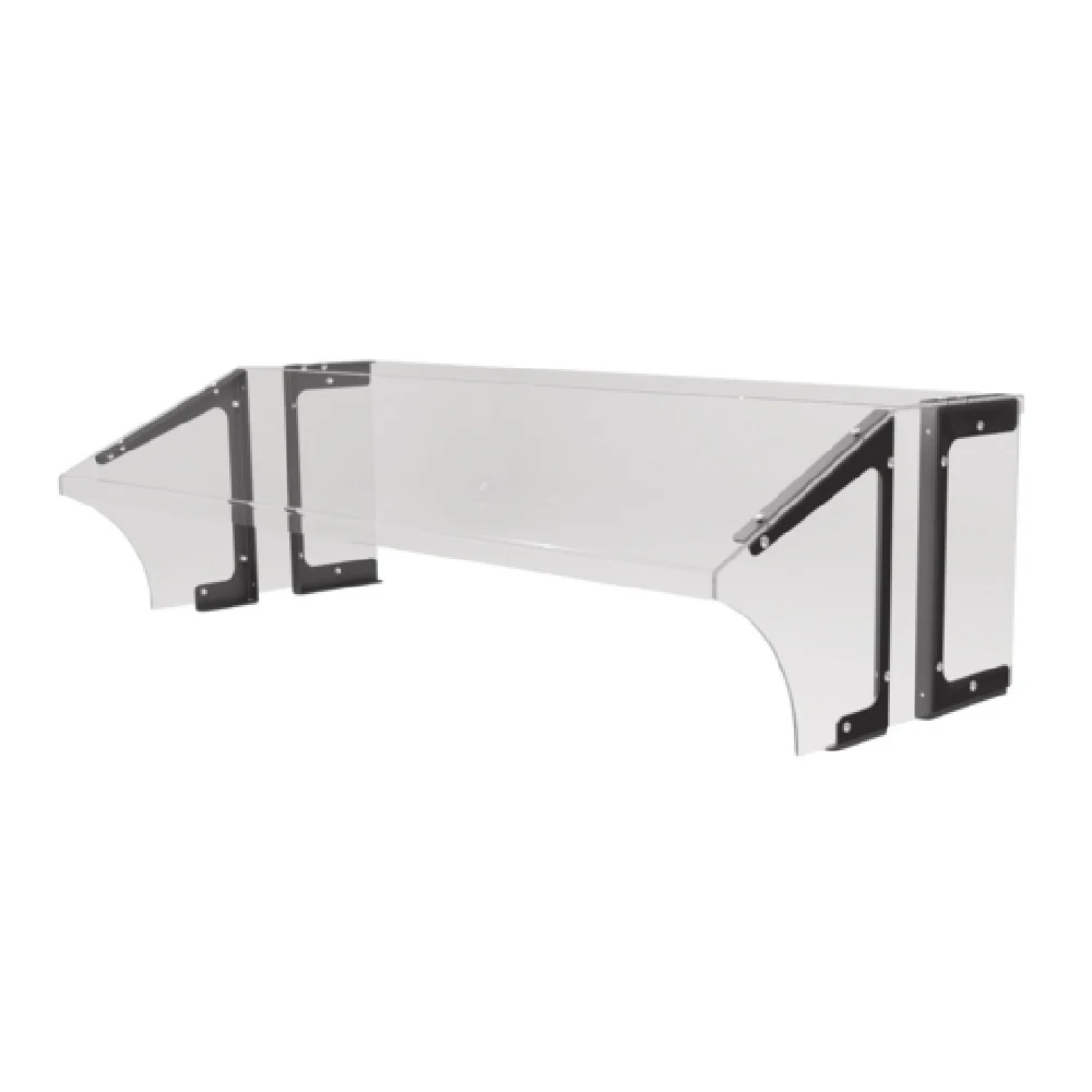 Advance Tabco BSG-SGL2 24 Inch Stainless Steel Sneeze Guard with Glass