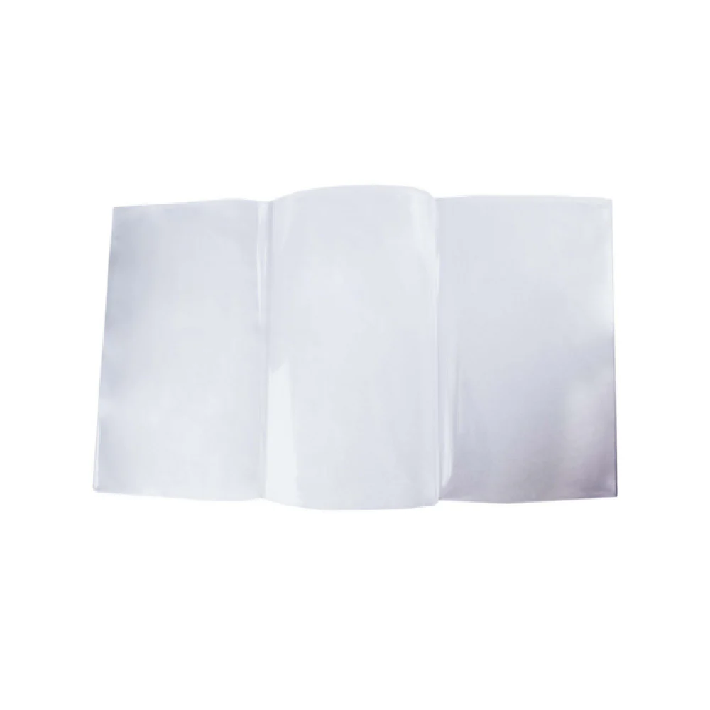 Risch 300 8.5X14 Clear Vinyl Triple Pocket Menu Cover 8-Gauge with 6 Views Risch 300 8.5X14 Clear Vinyl Triple Pocket Menu Cover 8-Gauge with 6 Views