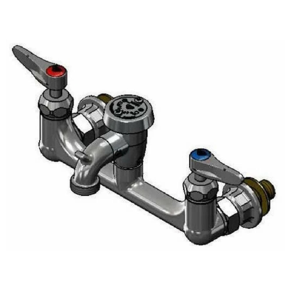 T&S Brass B-2271-CR Service Sink Faucet Wall Mount 8