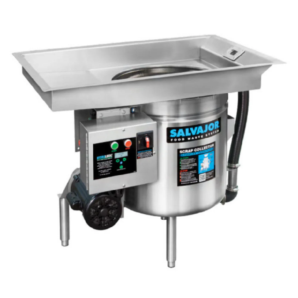 Salvajor P914_230/60/3 36 Inch Pot/Pan Scrap Collector Food Waste Collector with Safety Line Disconnect Salvajor P914_230/60/3 36 Inch Pot/Pan Scrap Collector Food Waste Collector with Safety Line Disconnect