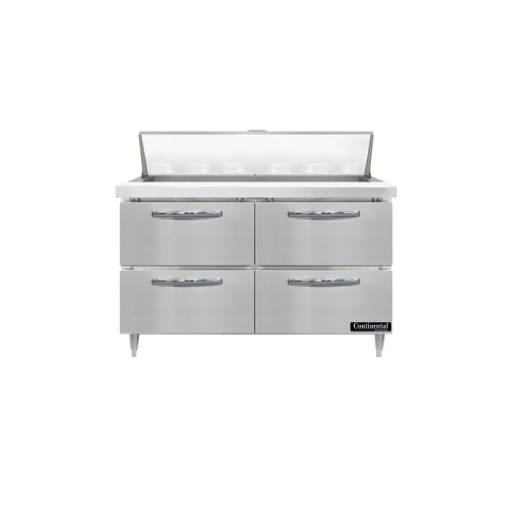 Continental Refrigerator D48N18M-D 48 Inch Refrigerated Counter with Drawers