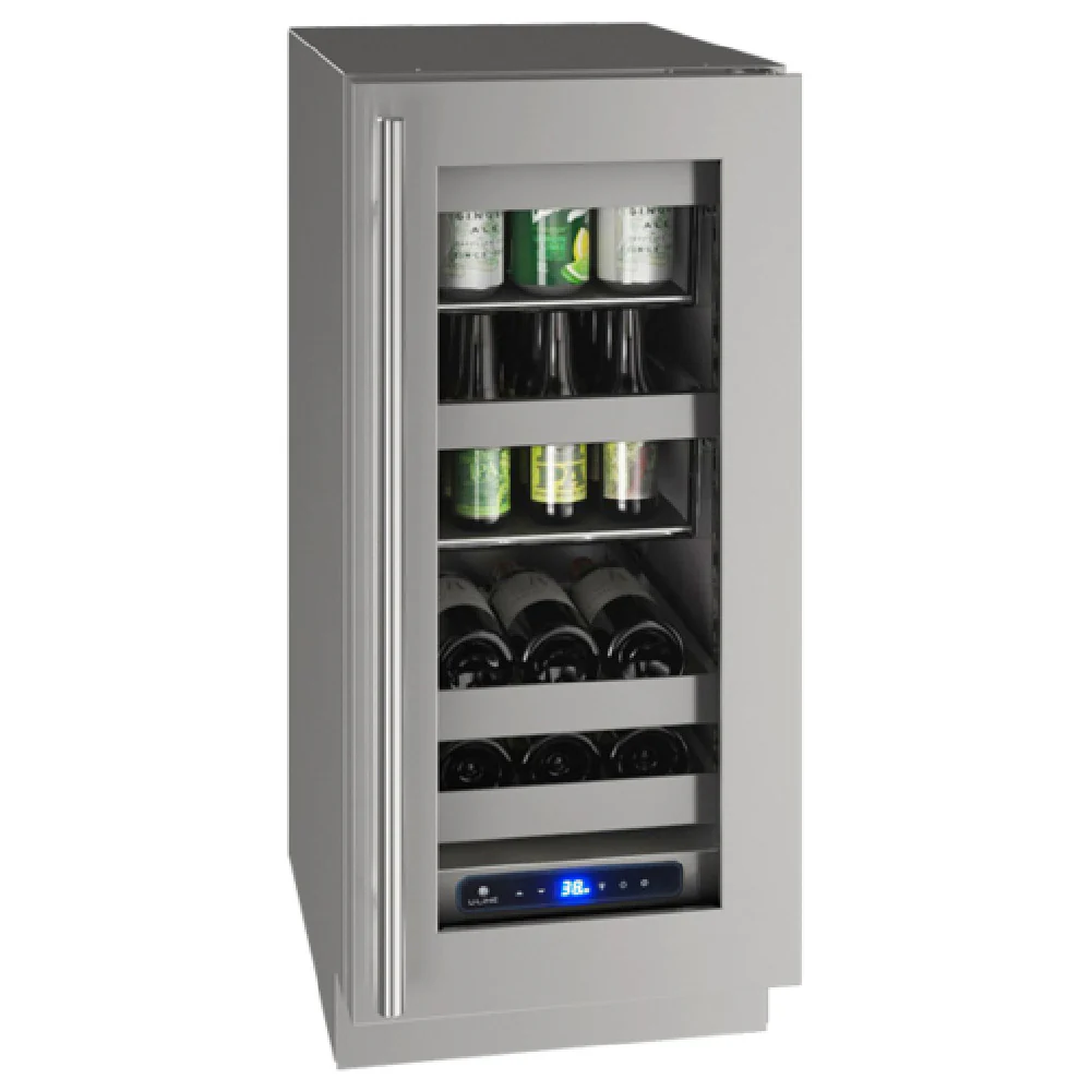 U-Line Corporation UHBV515-SG01A 15 Inch Stainless Steel Undercounter Refrigerator 2.9 Cu Ft U-Line Corporation UHBV515-SG01A 15 Inch Stainless Steel Undercounter Refrigerator 2.9 Cu Ft