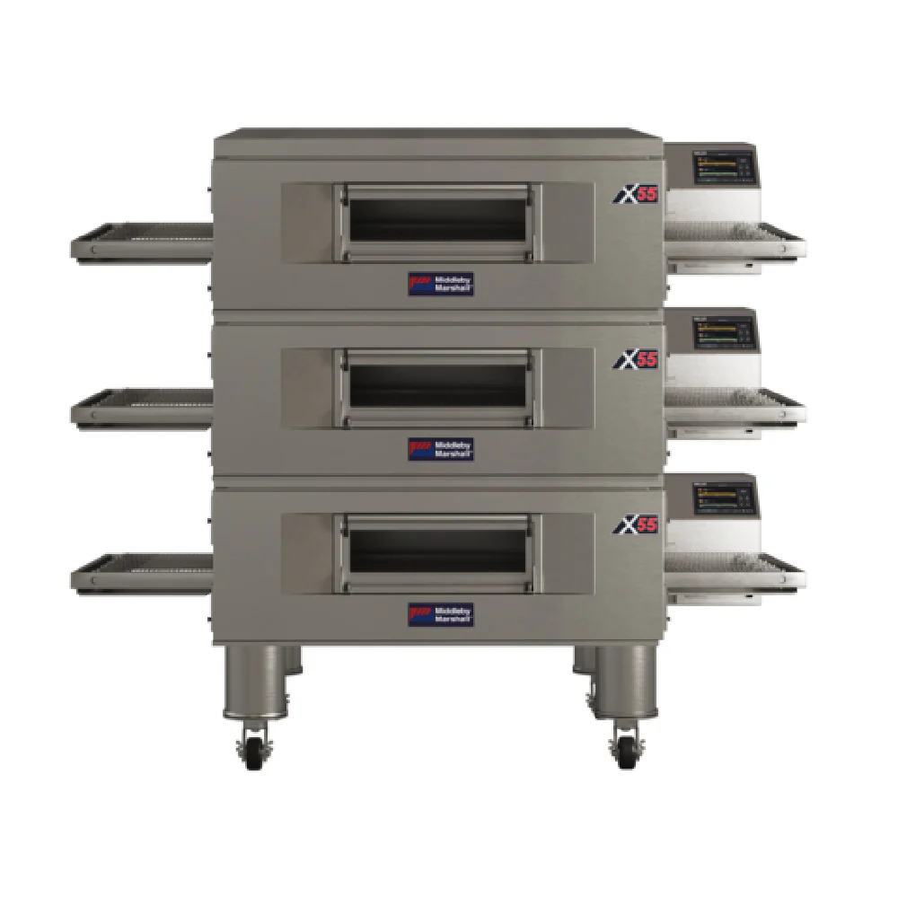 Middleby Marshall X55G-3 90 Inch Energy Management Gas Conveyor Oven 140000 BTU Middleby Marshall X55G-3 90 Inch Energy Management Gas Conveyor Oven 140000 BTU