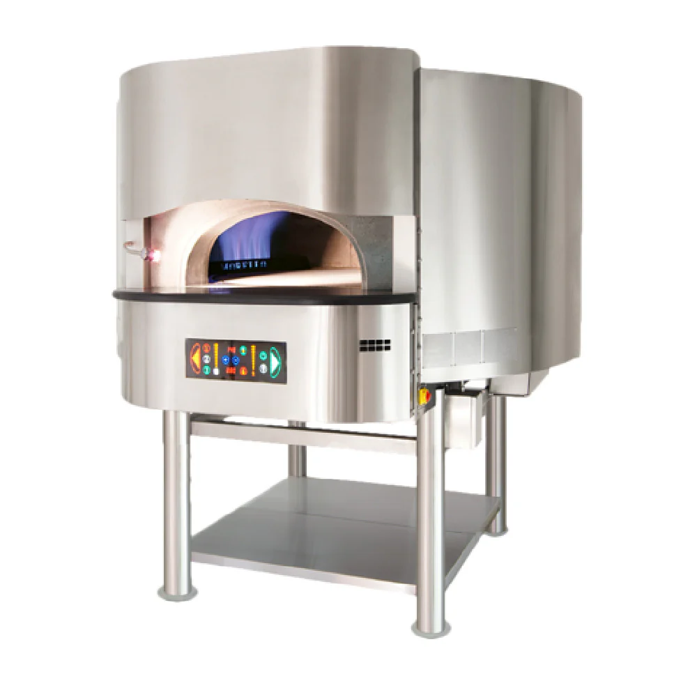Rosito Bisani FGR150-ST 59 Inch Inside Cooking Diameter Gas Rotary Pizza Oven 169000 BTU Rosito Bisani FGR150-ST 59 Inch Inside Cooking Diameter Gas Rotary Pizza Oven 169000 BTU