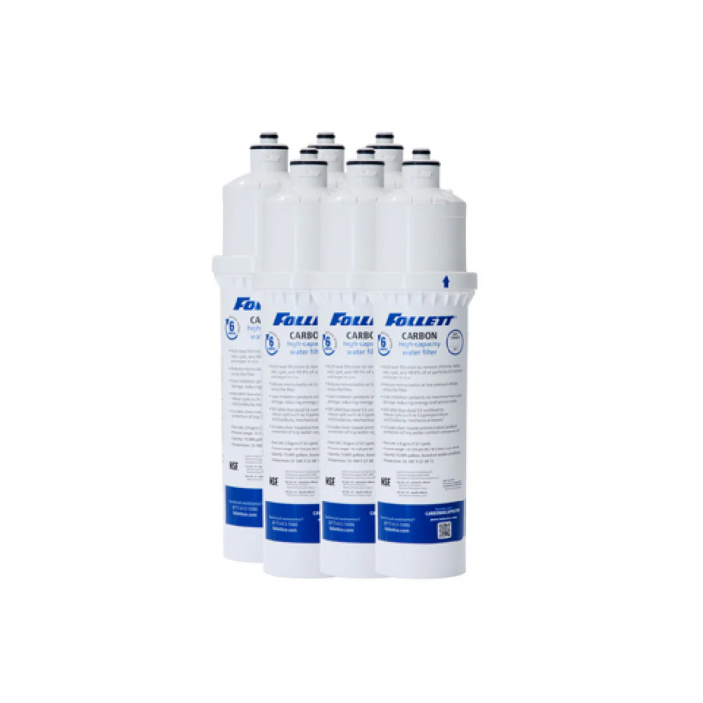 Follett CARBONHICAPFILTER6 4 Inch Replacement High Capacity Water Filter Cartridge with 17500 Gallons Capacity