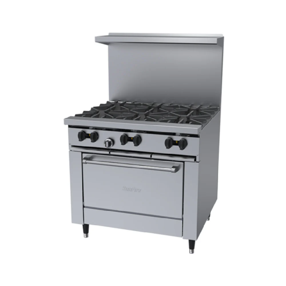 Garland X36-6R_LP Gas 36 Inch Restaurant Range with 6 Burners 30,000 BTU Garland X36-6R_LP Gas 36 Inch Restaurant Range with 6 Burners 30,000 BTU