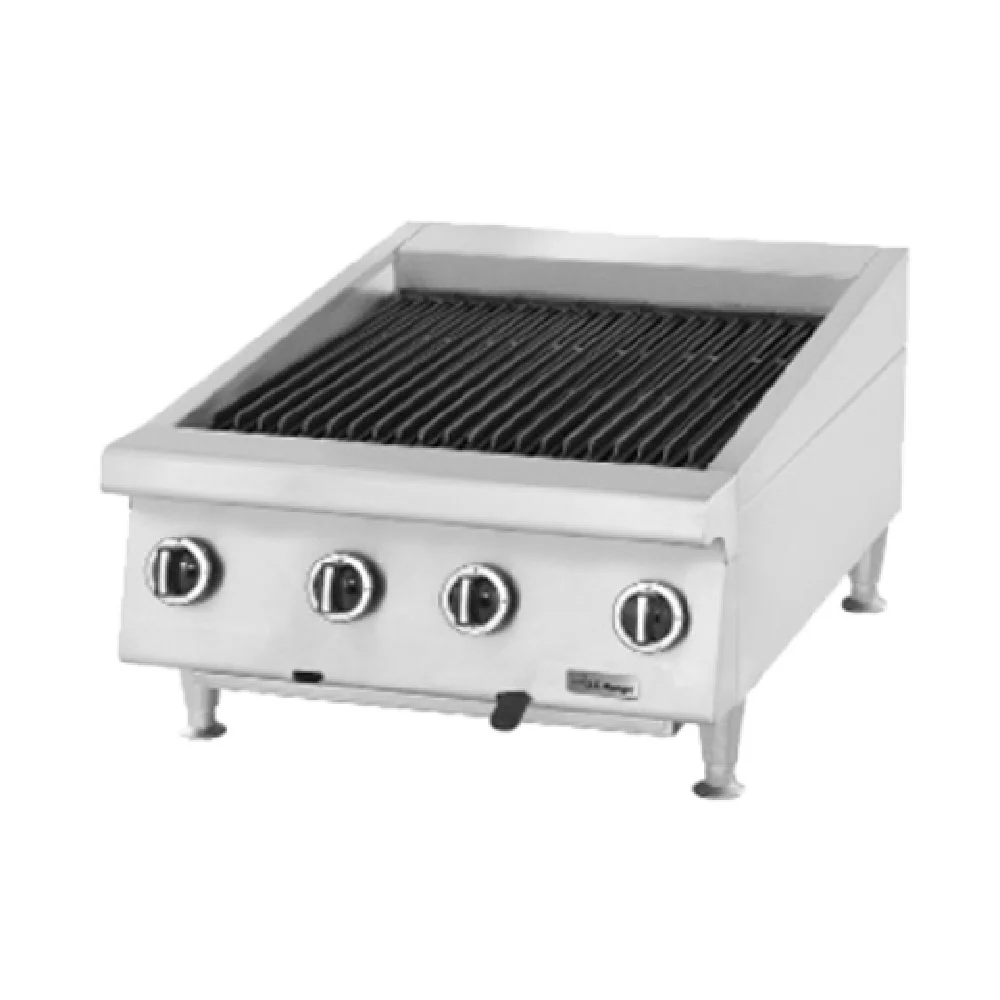 Garland UTBG24-AR24_NAT 23-5/8 Inch Gas Charbroiler Countertop 72000 BTU