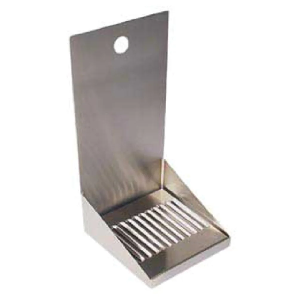 Micro Matic DP-721D-P 6 Inch Wall Mount Drip Tray Trough with Louvered Screen Stainless Steel Micro Matic DP-721D-P 6 Inch Wall Mount Drip Tray Trough with Louvered Screen Stainless Steel