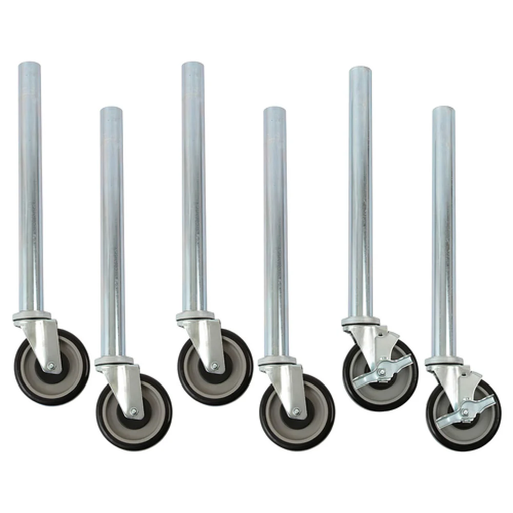 Royal Industries ROY WT GLC 6 Leg/Caster Kit 1-5/8 Royal Industries ROY WT GLC 6 Leg/Caster Kit 1-5/8