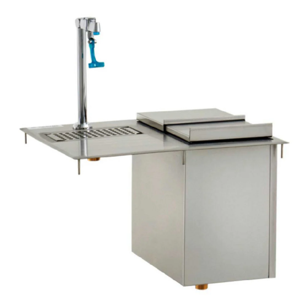 Hubert 32L-028 Kratos Stainless Steel Water Station With Ice Bin And Glass Filler