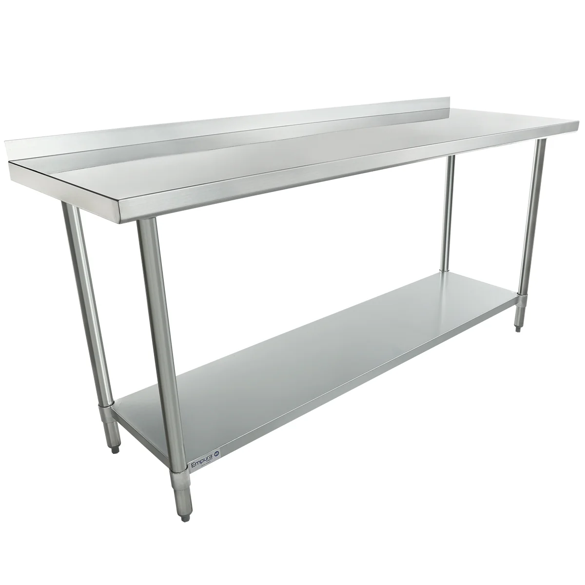 Empura EWT2B2472 72 Inch Economy Duty Work Table with Stainless Steel Top