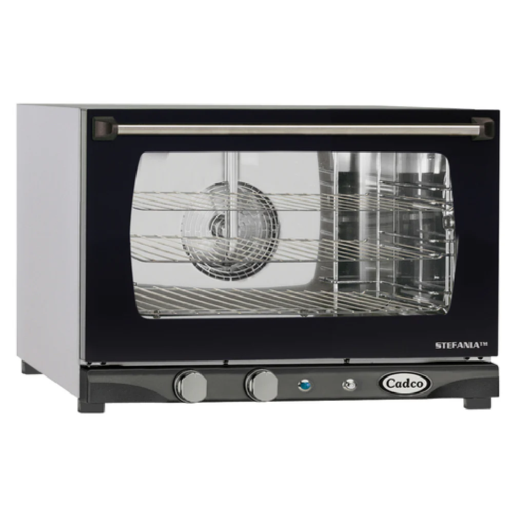 Cadco XAF-113 23 Inch Electric Convection Oven Countertop Stainless Steel with Auxiliary Water Pump