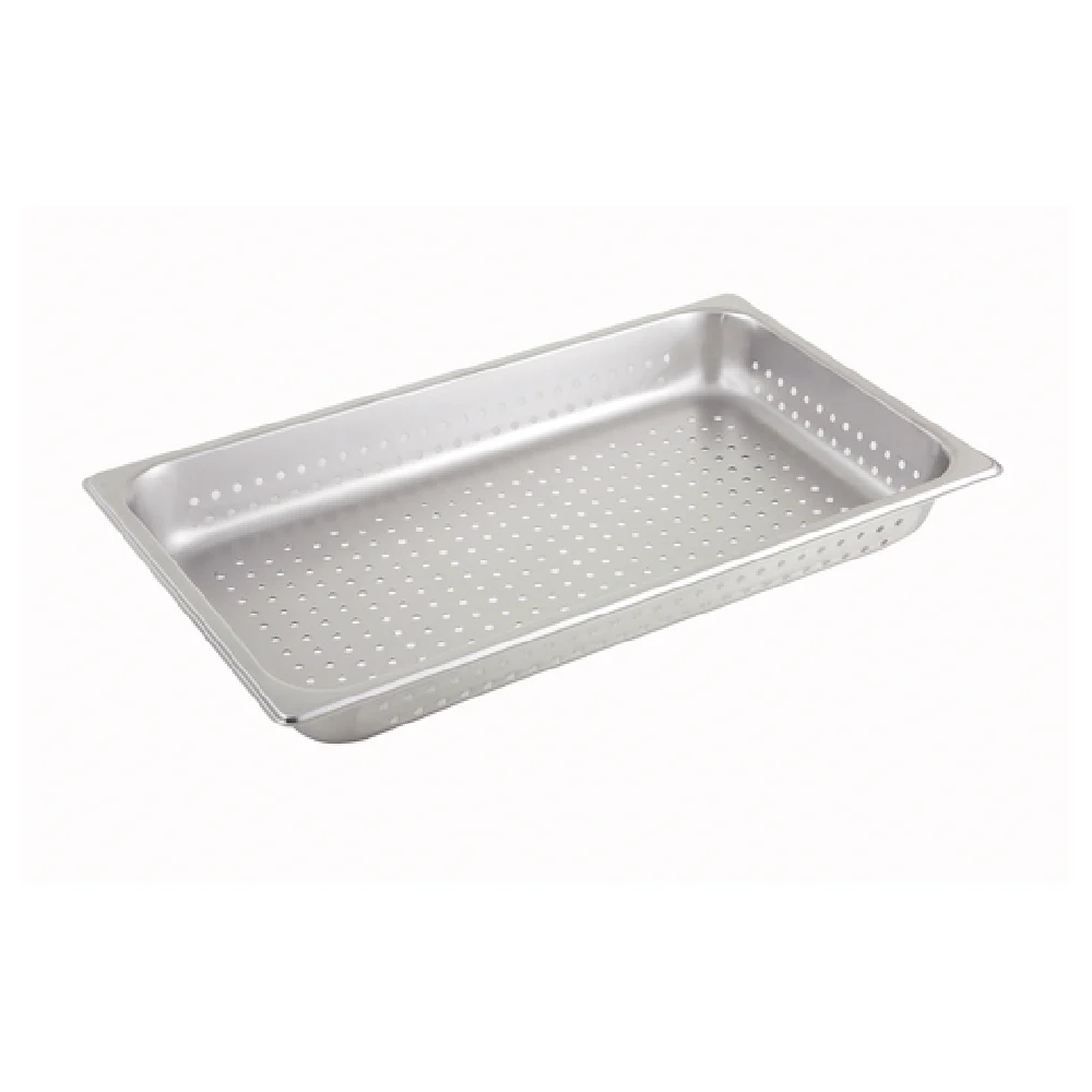Winco SPJH-104PF 20 Inch Perforated Steam Table Pan Stainless Steel Heavyweight