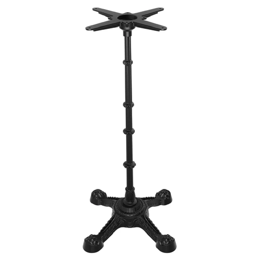 FLAT Tech CT4201 Bar Height 22 Inch Cross Base Table Base Cast Iron Powder Coat