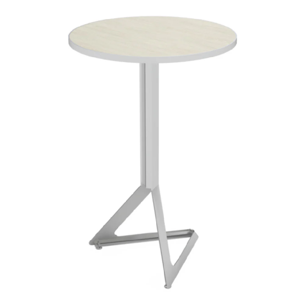 Bon Chef NX-RCT-3042-S-O 30 Inch Round Cocktail Table with Stainless Steel Frame