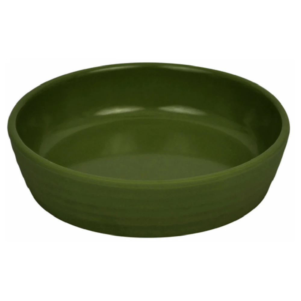 BauscherHepp TG1554 9-1/2 Oz Green Bowl Durable Melamine Rippled Design