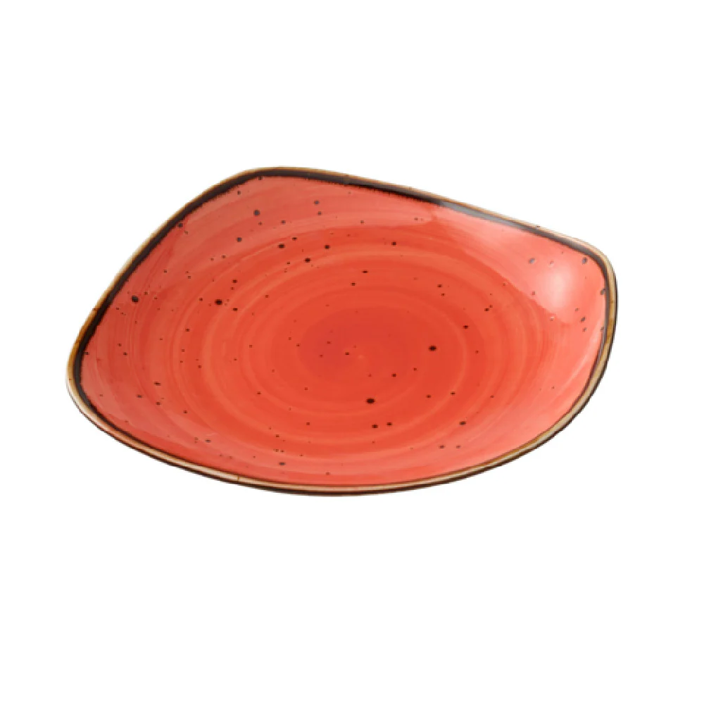 Yanco LY-109CR 8-3/4 Inch Lyon Plate Free Form Porcelain Glazed 24 Packs Yanco LY-109CR 8-3/4 Inch Lyon Plate Free Form Porcelain Glazed 24 Packs
