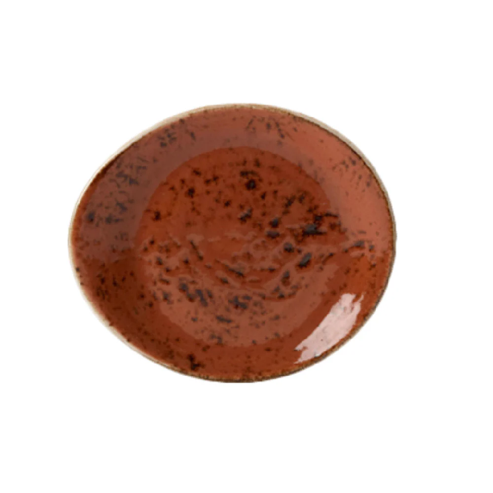 Steelite 11330522 6.0 Inch Plate Unique Terracotta Alumina Vitrified Ceramic
