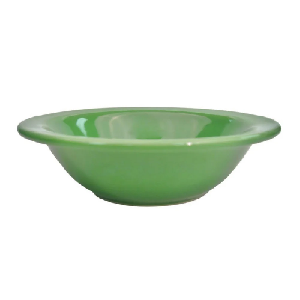 CAC China LV-10-G 13 Oz Ceramic Grapefruit Bowl Round Green 6-5/8 Inch CAC China LV-10-G 13 Oz Ceramic Grapefruit Bowl Round Green 6-5/8 Inch