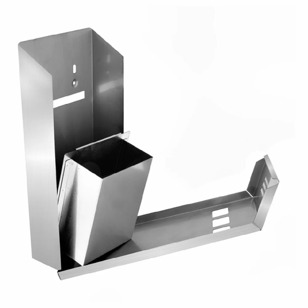 Alpine Industries ALP490-03-SS 5-1/2 Inch Wall Mount Ash Tray Stainless Steel with Inner Receptacle Alpine Industries ALP490-03-SS 5-1/2 Inch Wall Mount Ash Tray Stainless Steel with Inner Receptacle