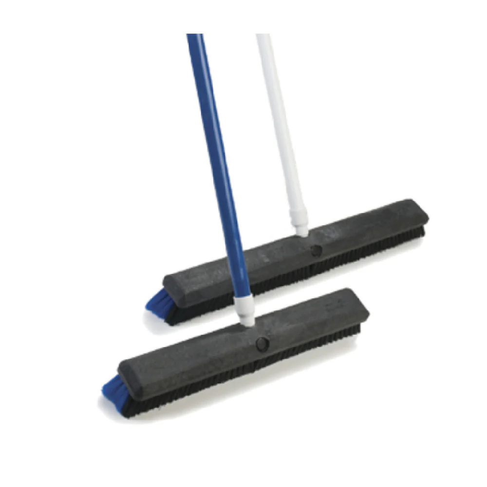 Carlisle 4188000 18 Inch Broom Head with Graduating Trim and Angled Pitch Polypropylene