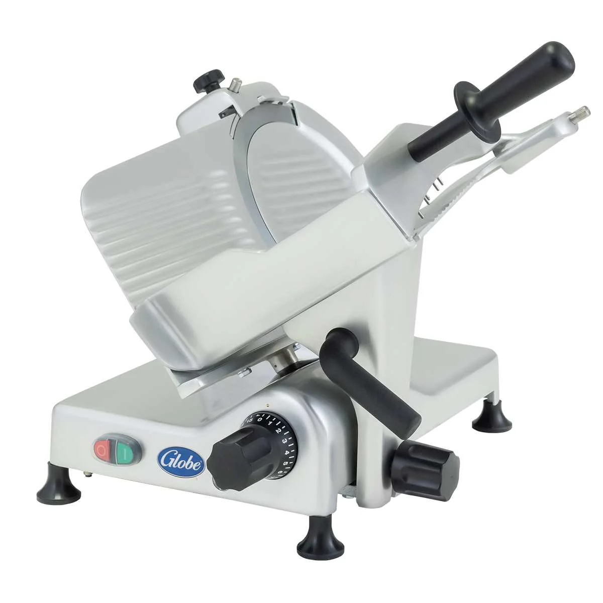 Globe G12 24 Inch Electric Food Slicer Manual 12 Inch Diameter Knife with Top Mounted Sharpener Globe G12 24 Inch Electric Food Slicer Manual 12 Inch Diameter Knife with Top Mounted Sharpener