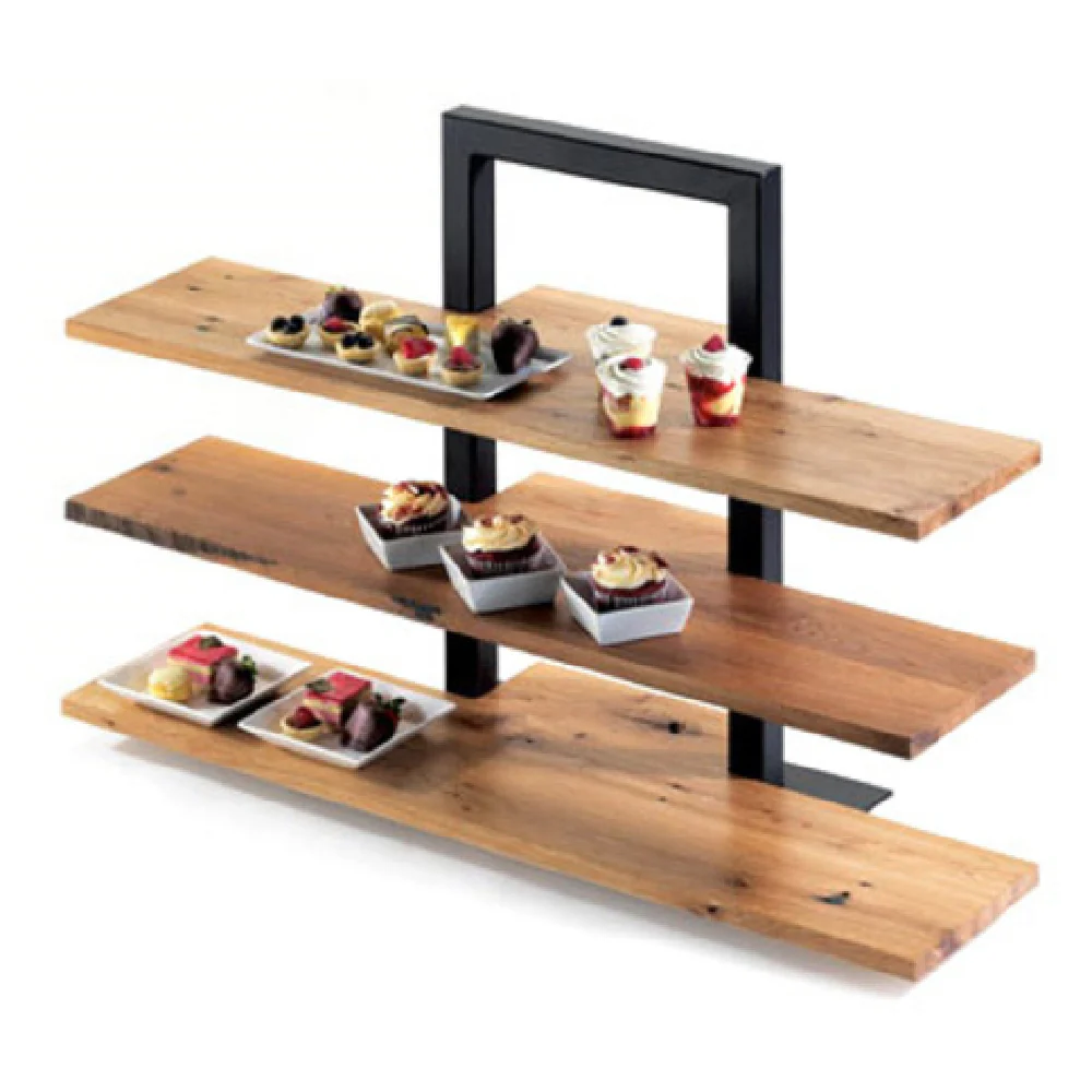 Cal Mil 1449-68 32 Inch Frame Riser Shelf for Item #1464 Crushed Bamboo
